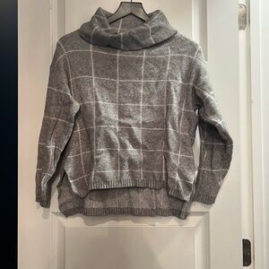 Gray Turtleneck Sweater